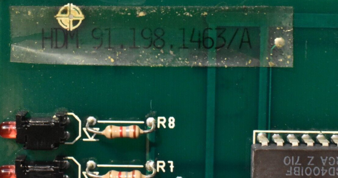 Heidelberg 91.198.1463 /A Control Board Assembly