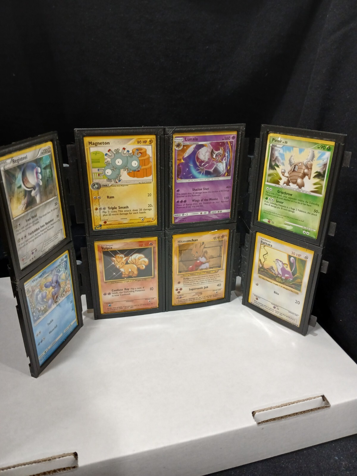 TCG Card Display Modular Wall for Pokemon, MTG, One Piece, and Etc... 2x4 Panels