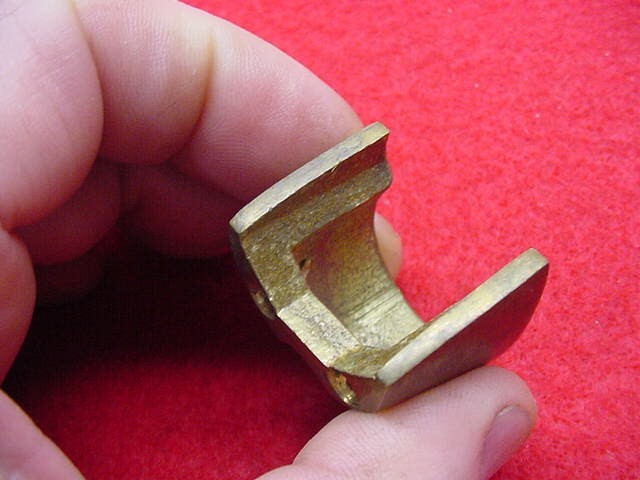 Muzzleloader Rifle Nose Cap- 1" Hex Barrel- Brass - New Old Stock (A)
