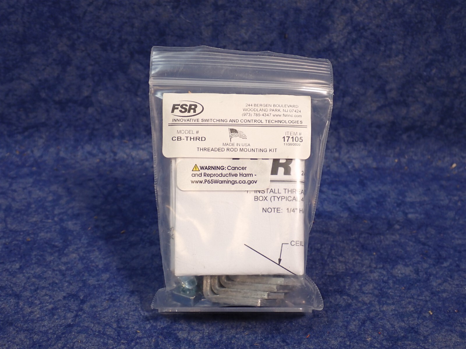 FSR CB-THRD Threaded Rod Installation Kit (BN197)