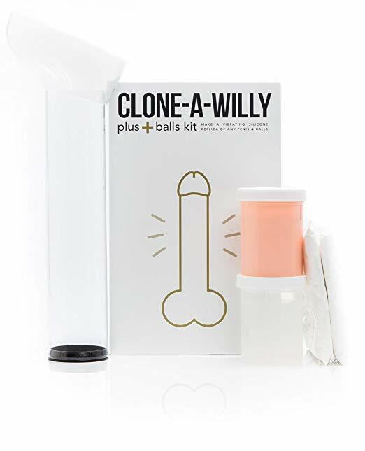 CLONE-A-WILLY Do-It-Yourself Penis + Balls Molding Kit - Light Skin Tone
