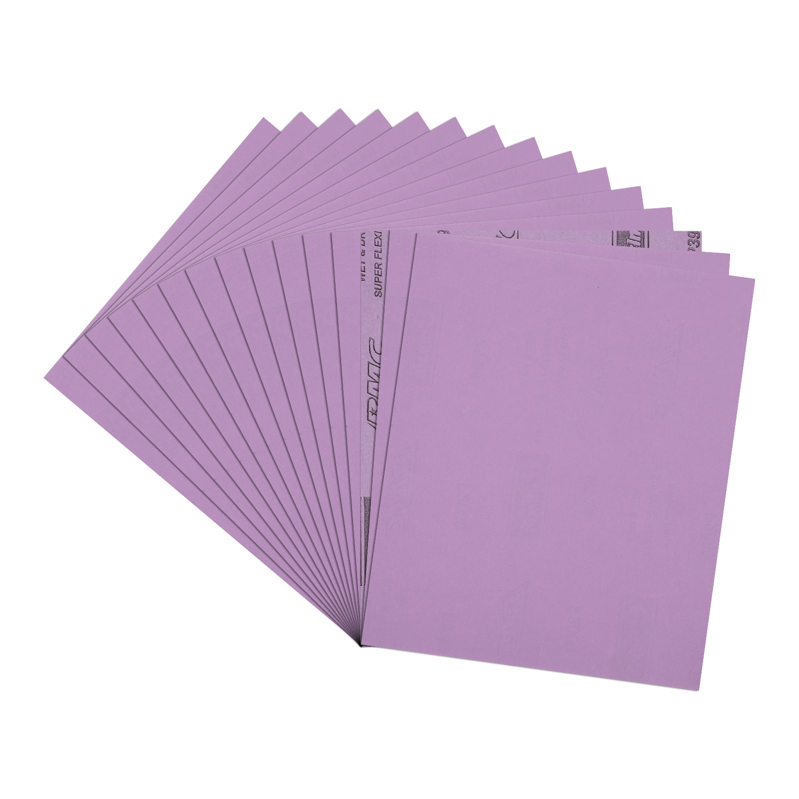 Sandpapers (9" x 11"/229mm x 279mm) 15 Sheet, 2000 Grit Purple Sand Paper