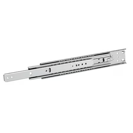 Accuride C 3307-26D Drawer Slide, Bracket/Hard Mount, 3/4 Ext., Pk2, 1/2"W