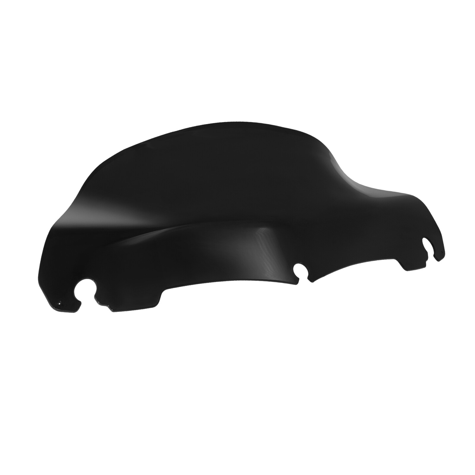 9" Black Wave Windshield Windscreen Fits For Harley Electra Tri Glide 2014-2023