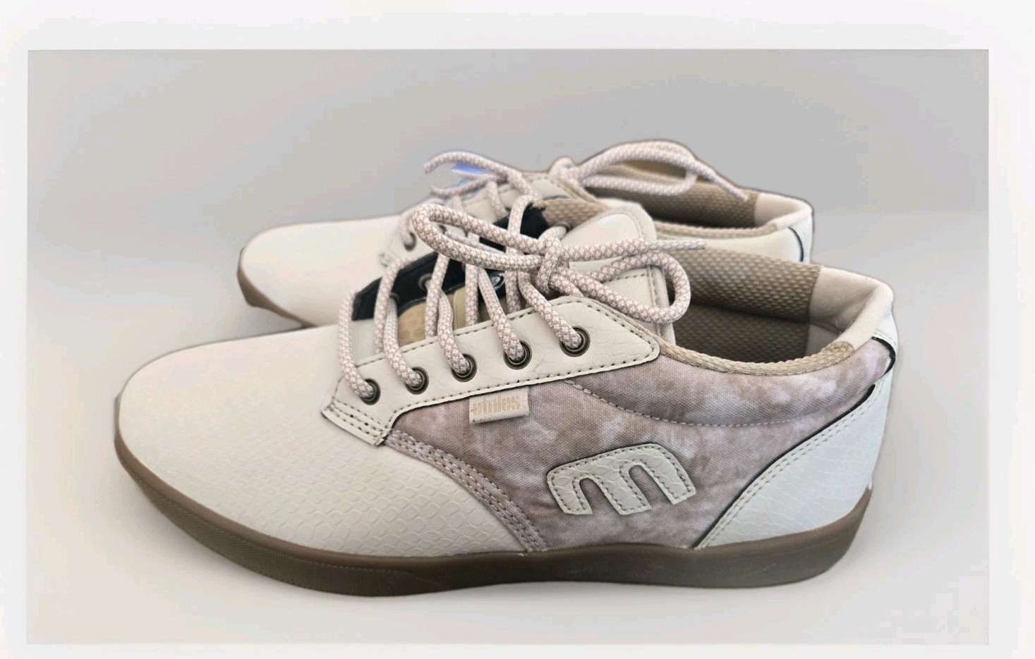 Mens Etnies Jameson Shoes Mid Crank MTB X Emil Johansson Warm Grey/Tan Size 10.5
