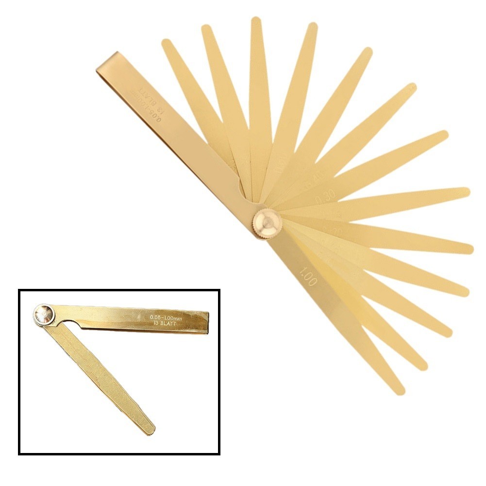 Measure Tool Feeler Gage Brass Engineers Measure Tool Suitable For Designers