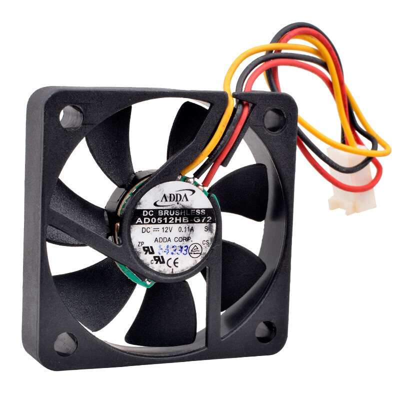 ADDA AD0512HB-G72 5cm 50mm DC12V 0.11A 3Pin cooling fan for chassis power CPU