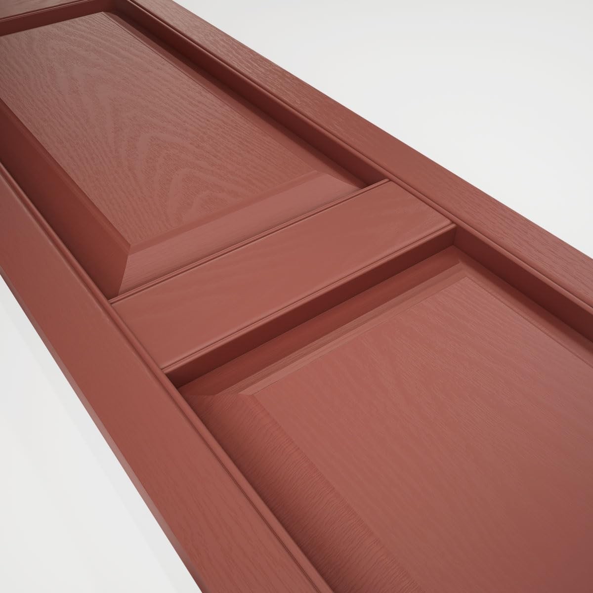 LP2C14X06400RD Custom Two Equal Panels, Raised PanelShutter (Per Pair)14 1/2"