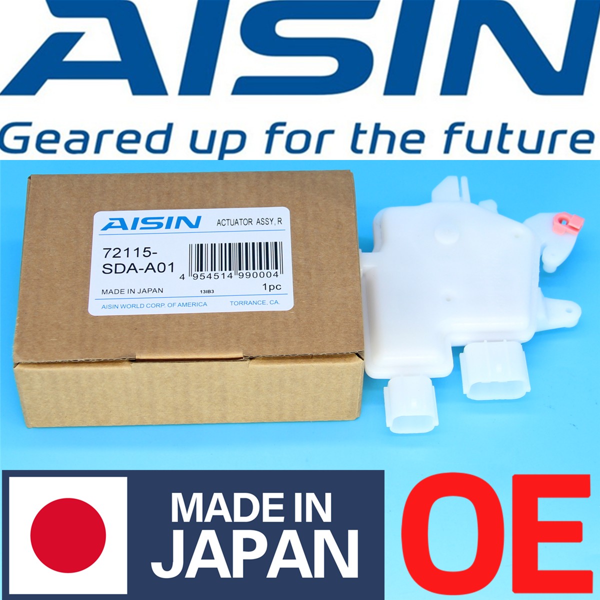 Power Door Lock Actuator Passenger Right fit for Honda Accord Ridgeline Acura