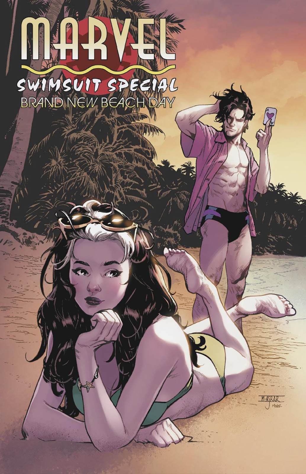 MARVEL SWIMSUIT SPECIAL: BRAND NEW BEACH DAY #1 MAHMUD ASRAR FOIL (FN to VF)