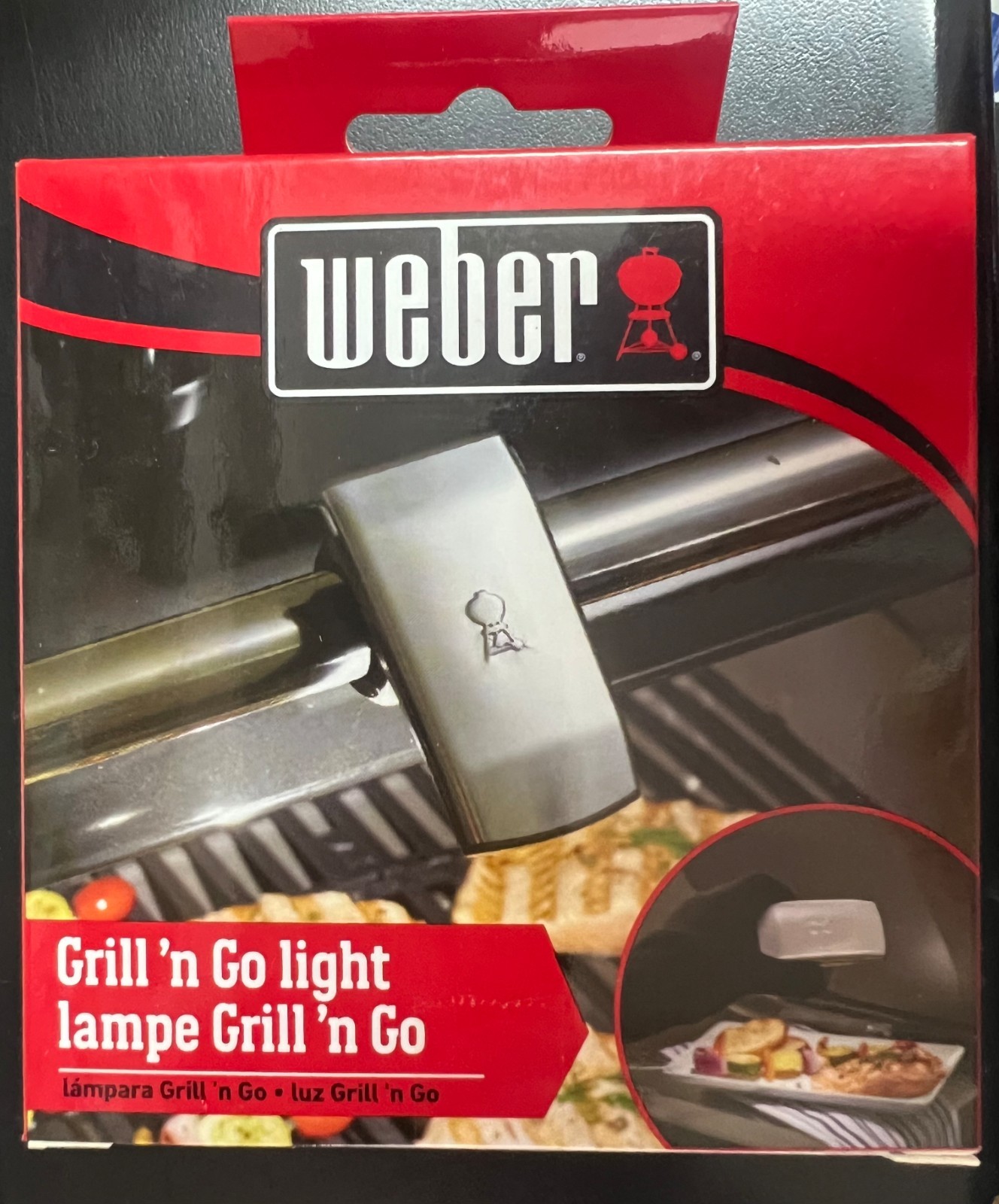 Weber 7661 LED Grill 'n Go Light For Round Handle 4052