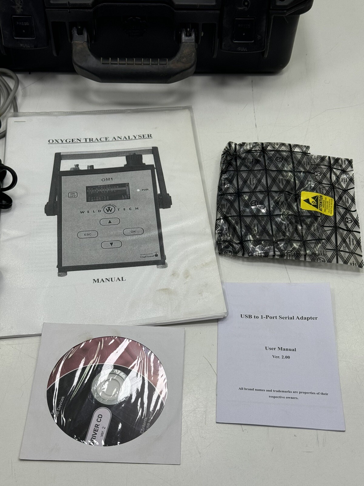 WELD TECH OXYGUARD OM1 OXYGEN TRACE ANALYSER
