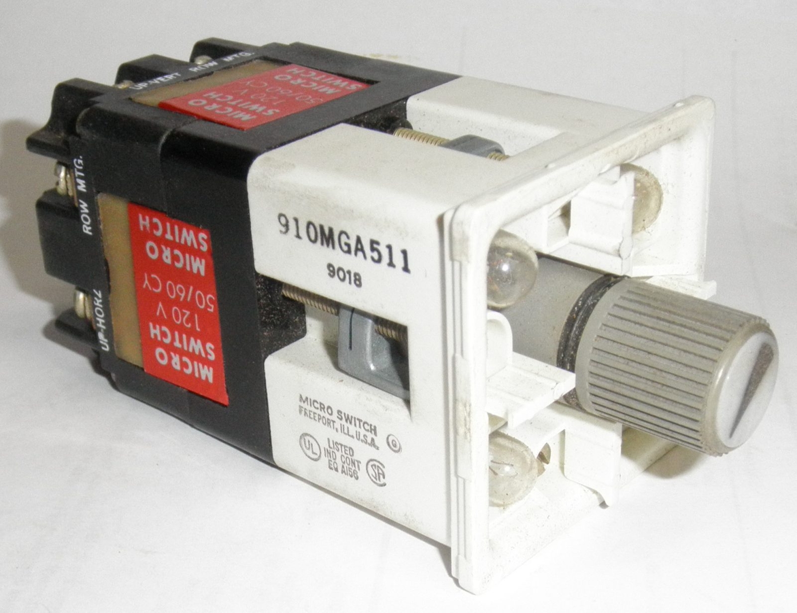 Honeywell Micro Switch 910MGA511 NOS NIB Selector 120V 50/60Hz