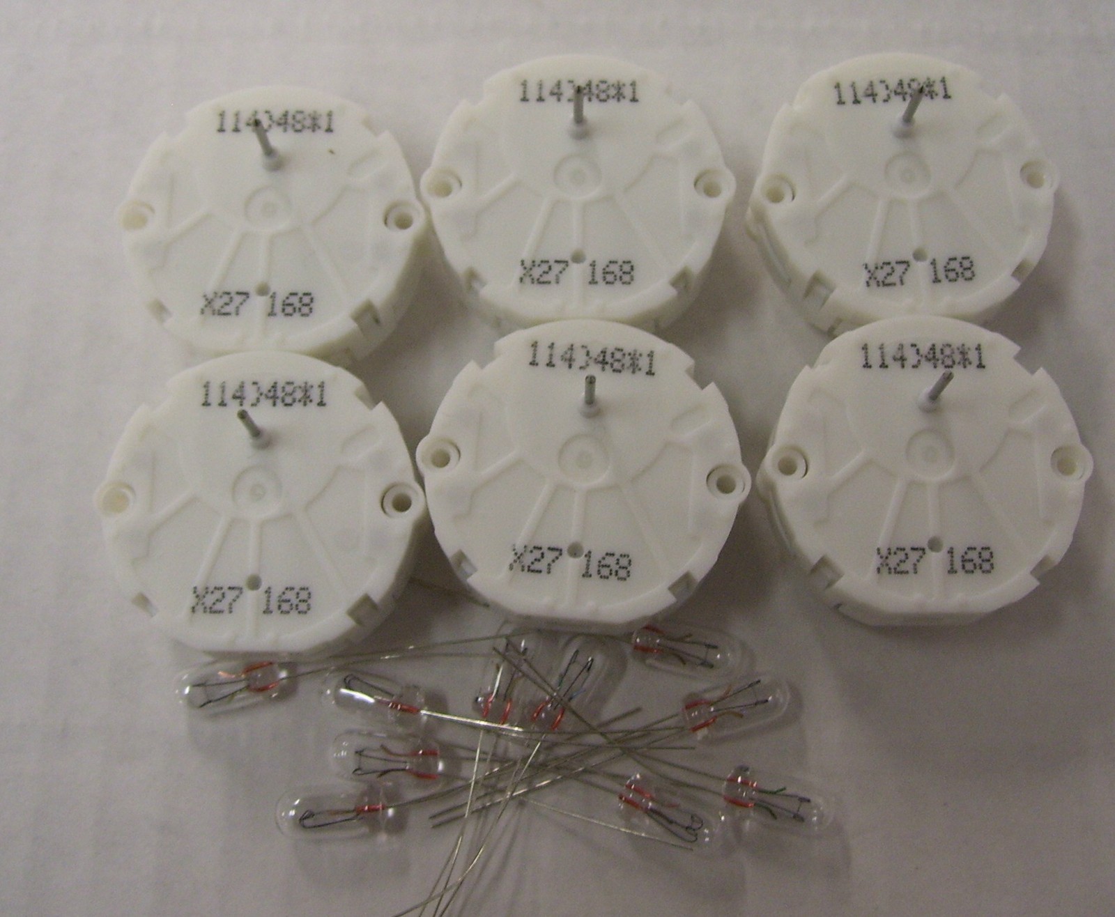 6 INSTRUMENT GMC GM STEPPER MOTORS CLUSTER X27-168 X27.168 & 10 free light bulbs