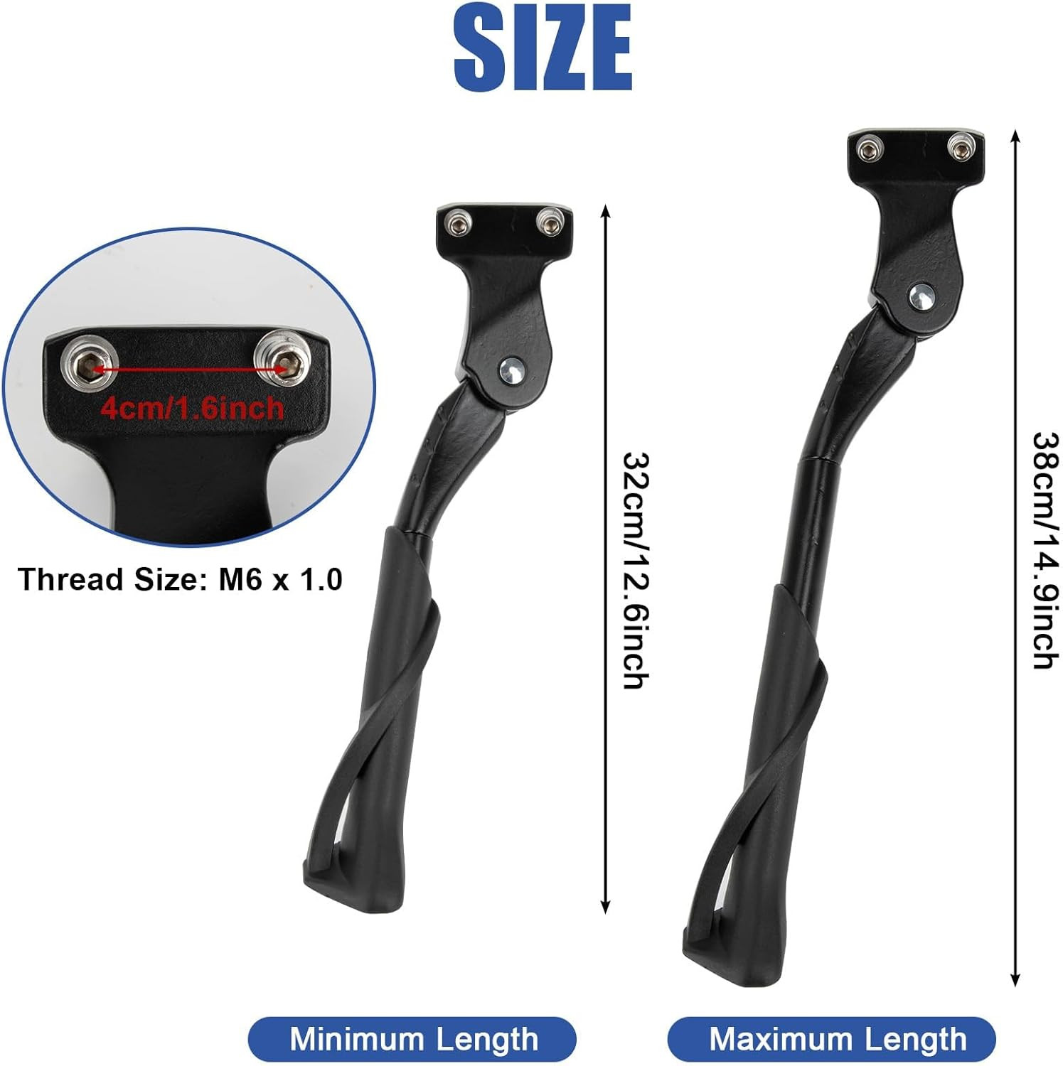 Kickstand for Ridstar Q20, Non-Slip Kick Stand for Ebike Dirt Bike Ridstar Q20