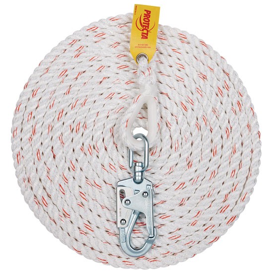 DBI SALA 1299991 30ft 5/8in Poly Rope Lifeline w Snap Hook