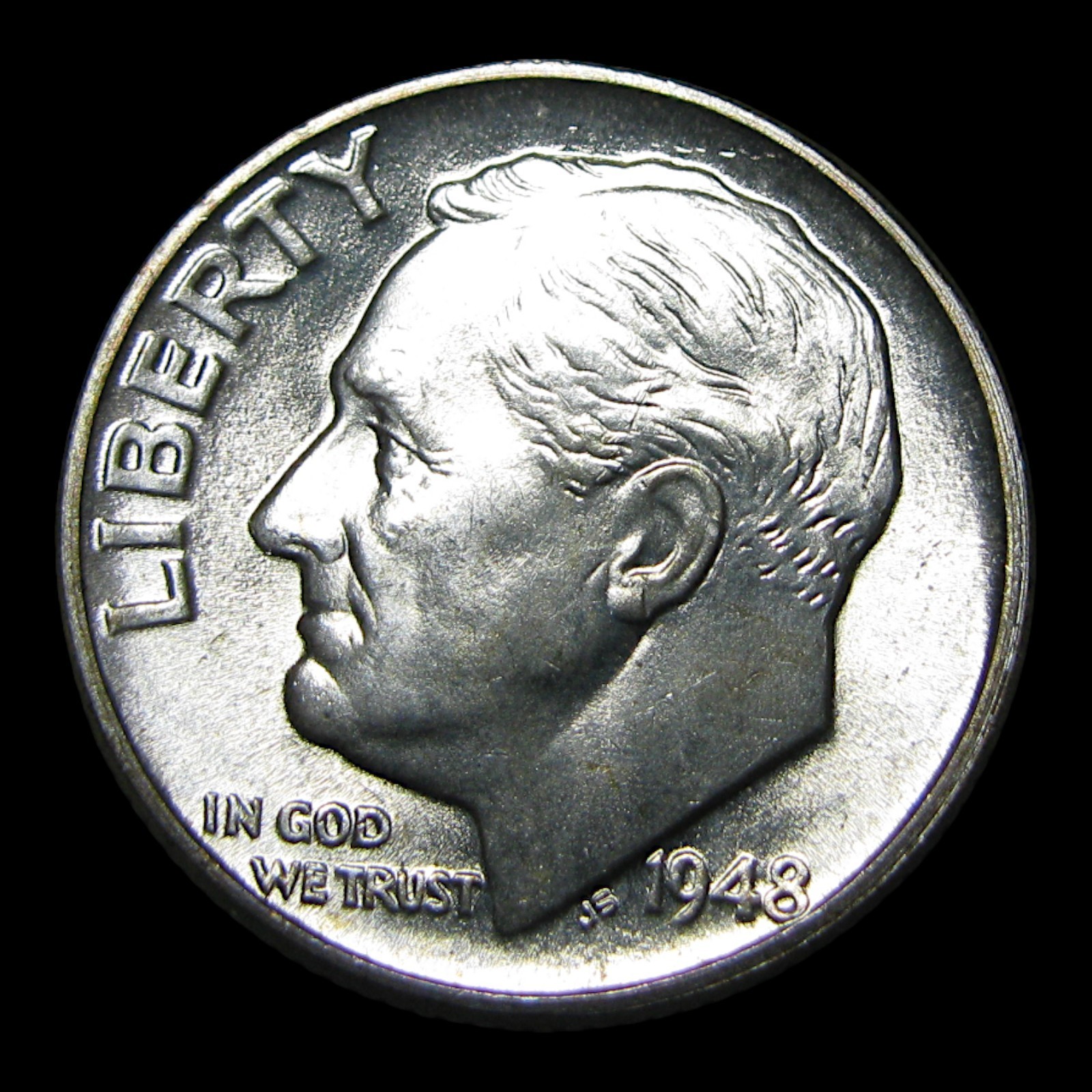 Error? 1948 Roosevelt Dime Silver --- Gem BU+ Condition Coin --- #PP971