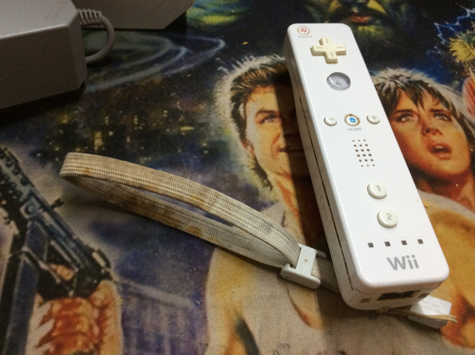 Nintendo Wii RVL-001 White Console W/ Power Cable + Controller, wand