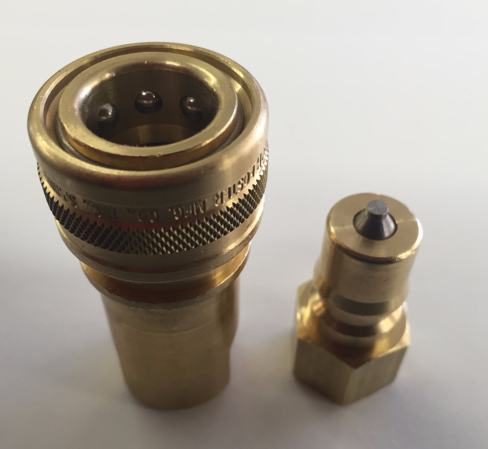 ¼" Quick Connect  Disconnect for Carpet Cleaning Extractors Wand Truckmount