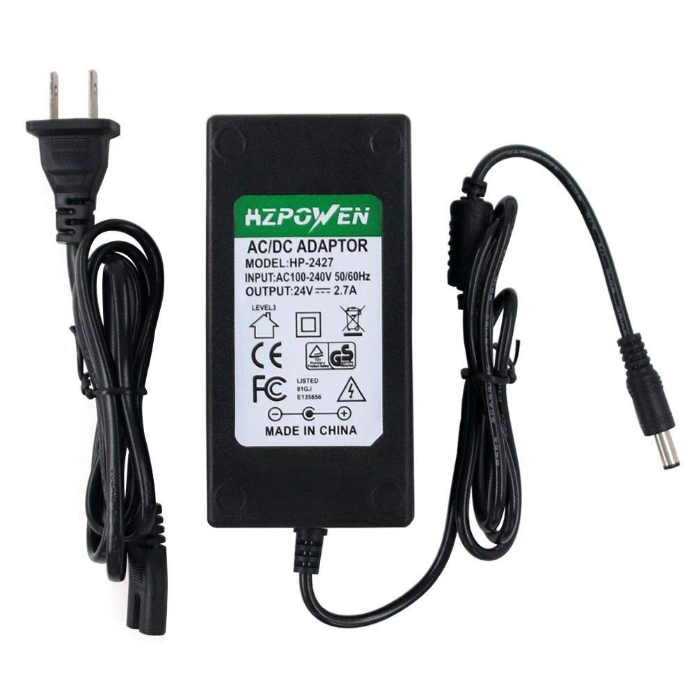 24V AC/DC Adapter for Fujitsu ScanSnap S1500 S1500M fi-6130 z fi-6140 z fi-61...
