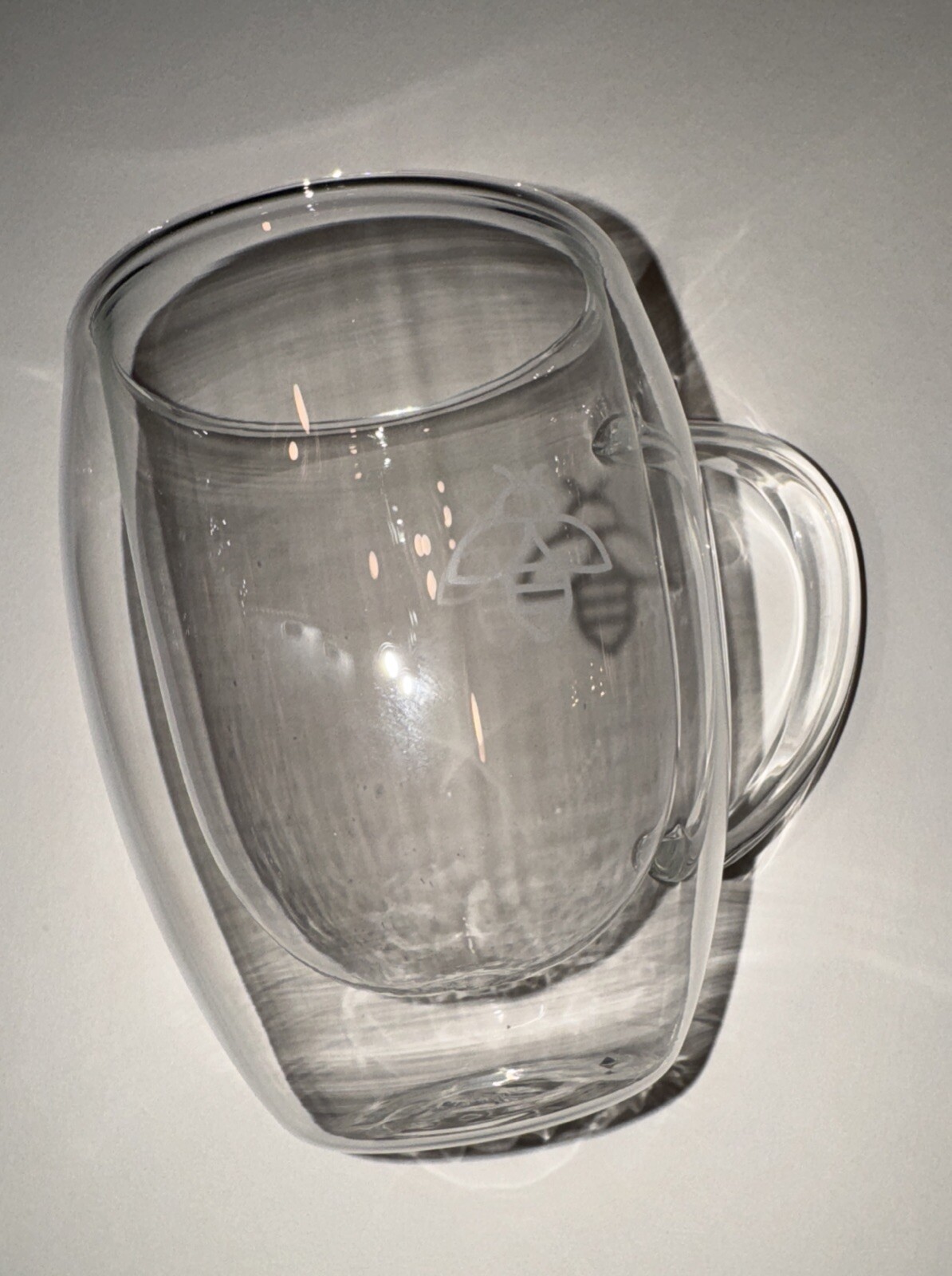 Beekeeper's Naturals Mug Clear Glass Mug Clear Handle Limited Edition