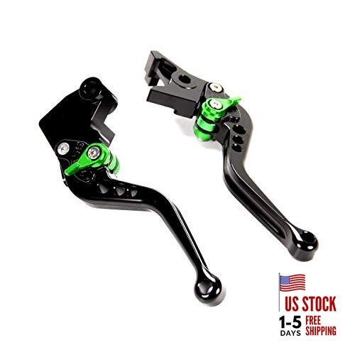 Adjustable Short Brake Clutch Levers Compatible with Kawasaki Z900/Z650 2017