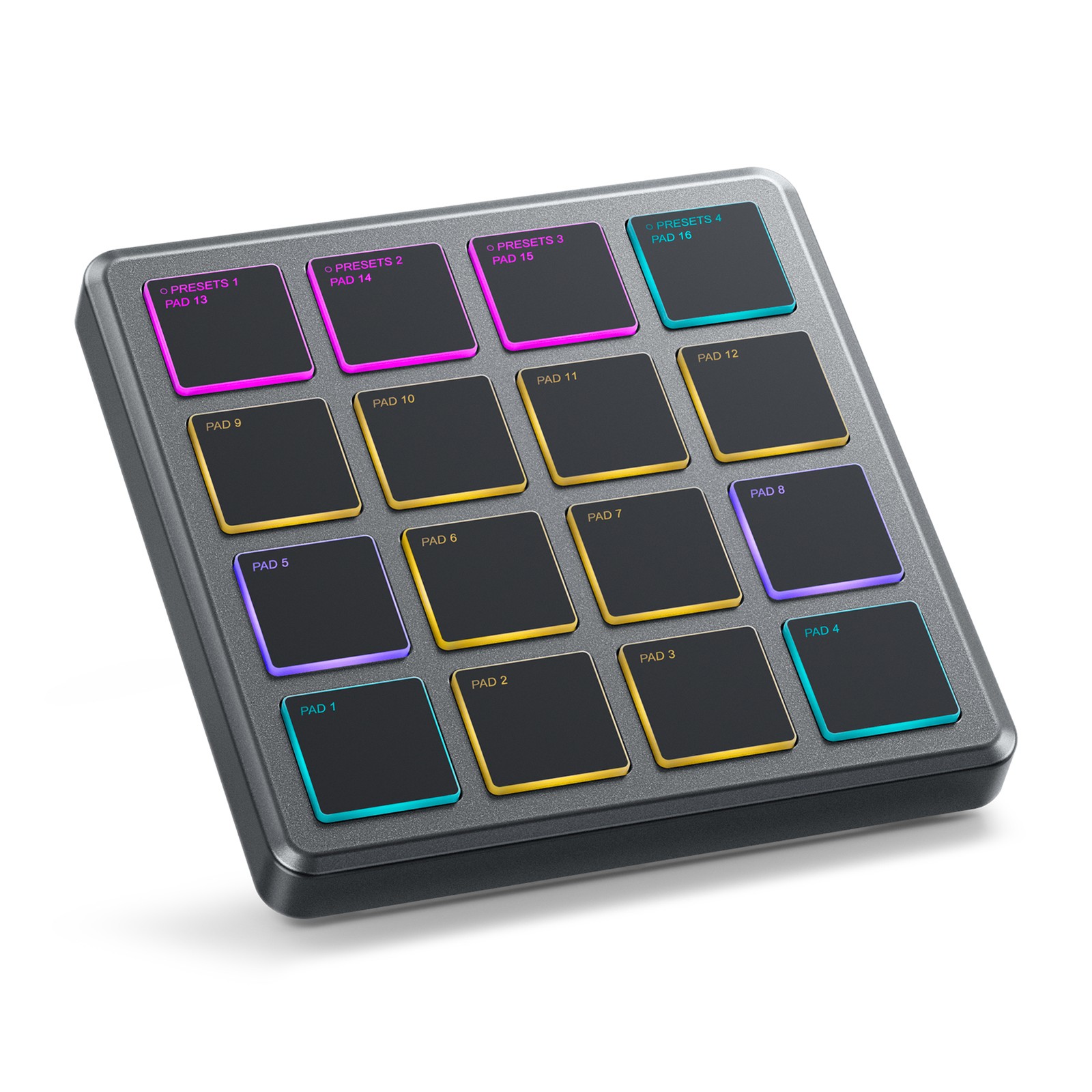 Donner STARRYPAD MINI MIDI Controller Pad Beat Maker Drum Machine with 40 Course