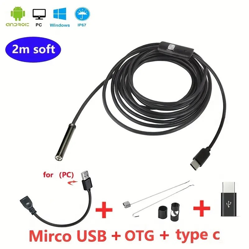 Lens Industrial Endoscope, Waterproof