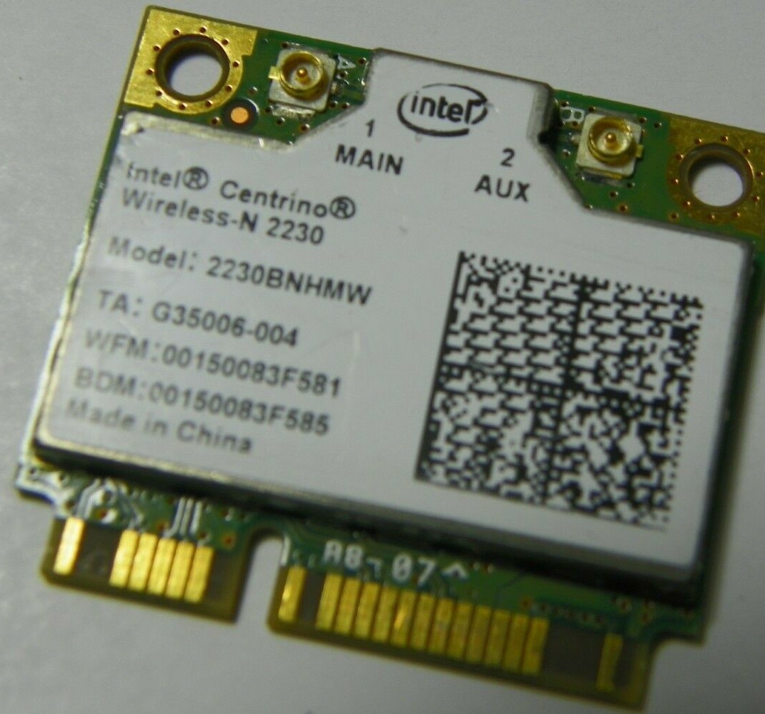 Intel Centrino Wireless-N 2230 2230BNHMW b/g/n BT 4 Half