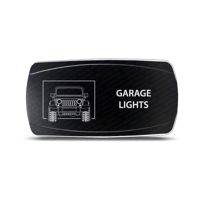 CH4X4 Rocker Switch Garage Lights Symbol