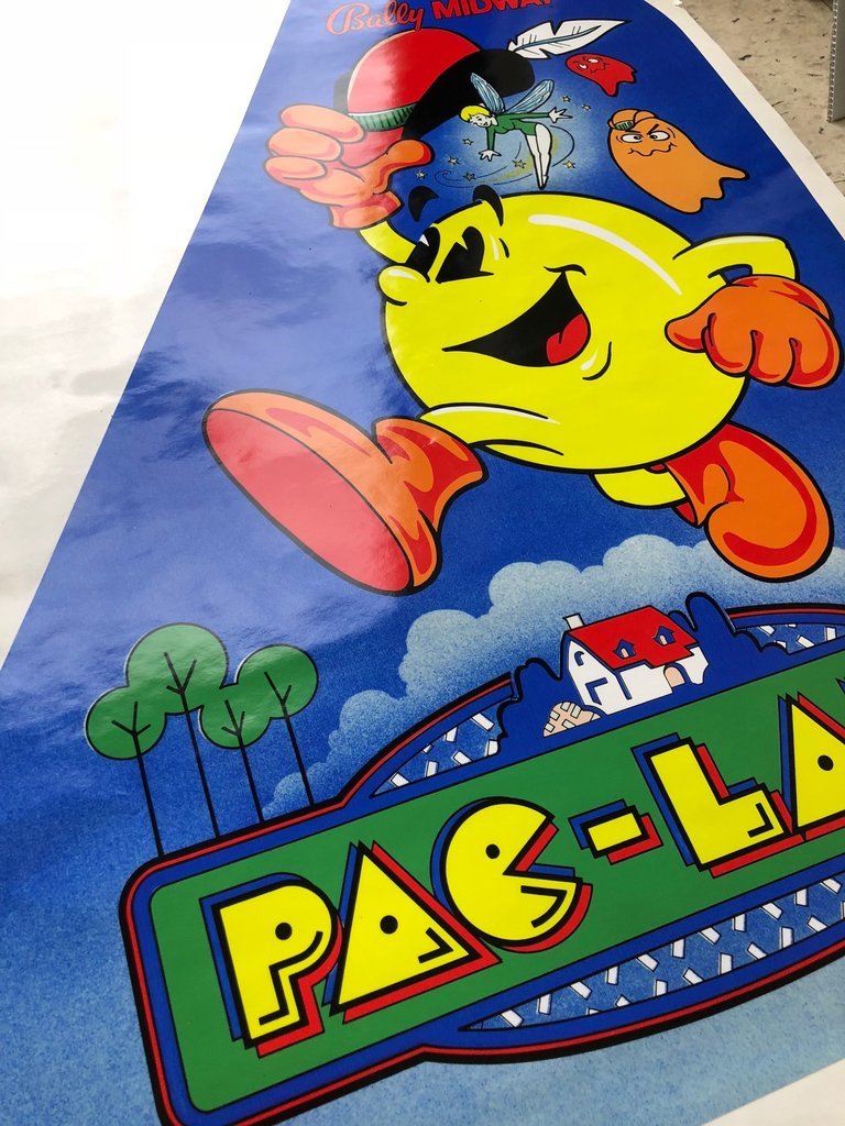 Pac-Land Arcade Game - Complete Graphics Restoration Kit