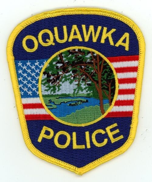 ILLINOIS IL OQUAWKA POLICE NICE SHOULDER PATCH SHERIFF