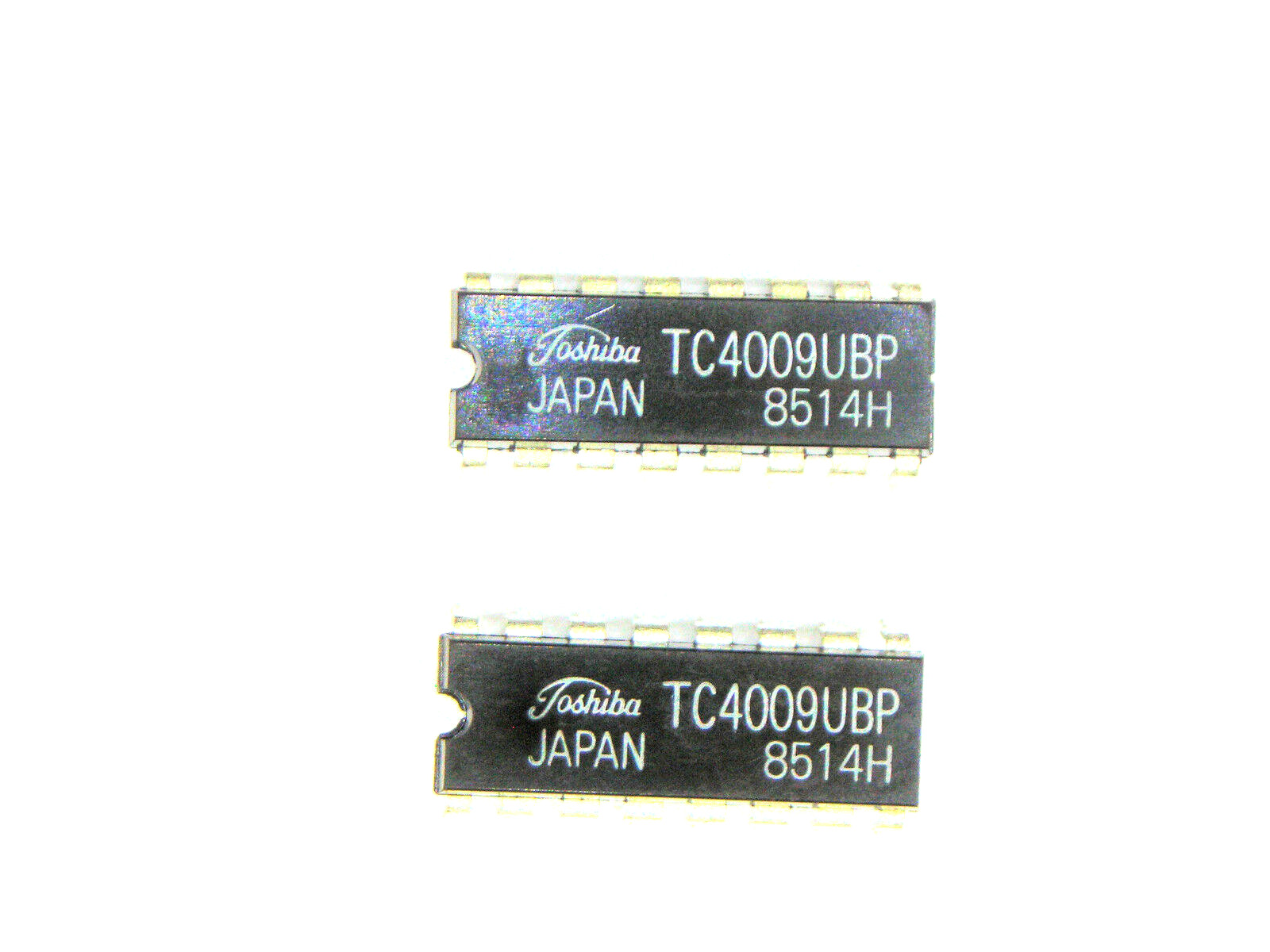 TC4009UBP  "Original" Toshiba  16P DIP CMOS  IC  2  pcs