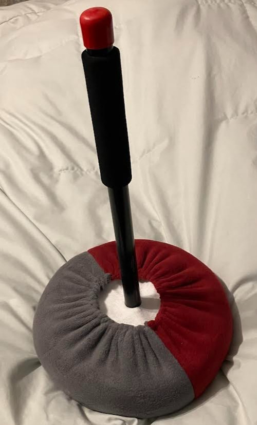 Dragonfly Percussion Large Tam-Tam -Red & Gray Preowned
