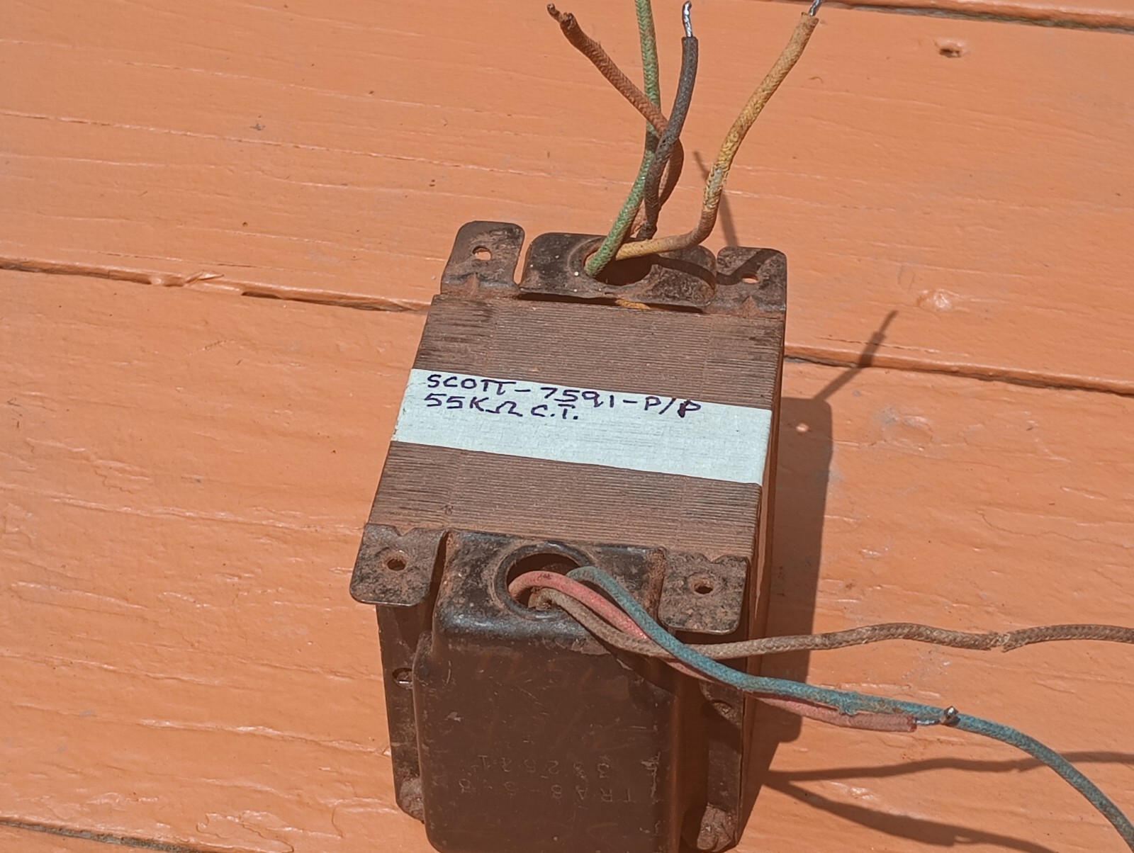 1 Scott #TRA8-5-3 Output Transformer -7591s-tests Good-340B Amplifier