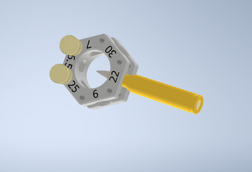 TSS PRO Hexagonal Ogive Seating Depth Comparator Tool