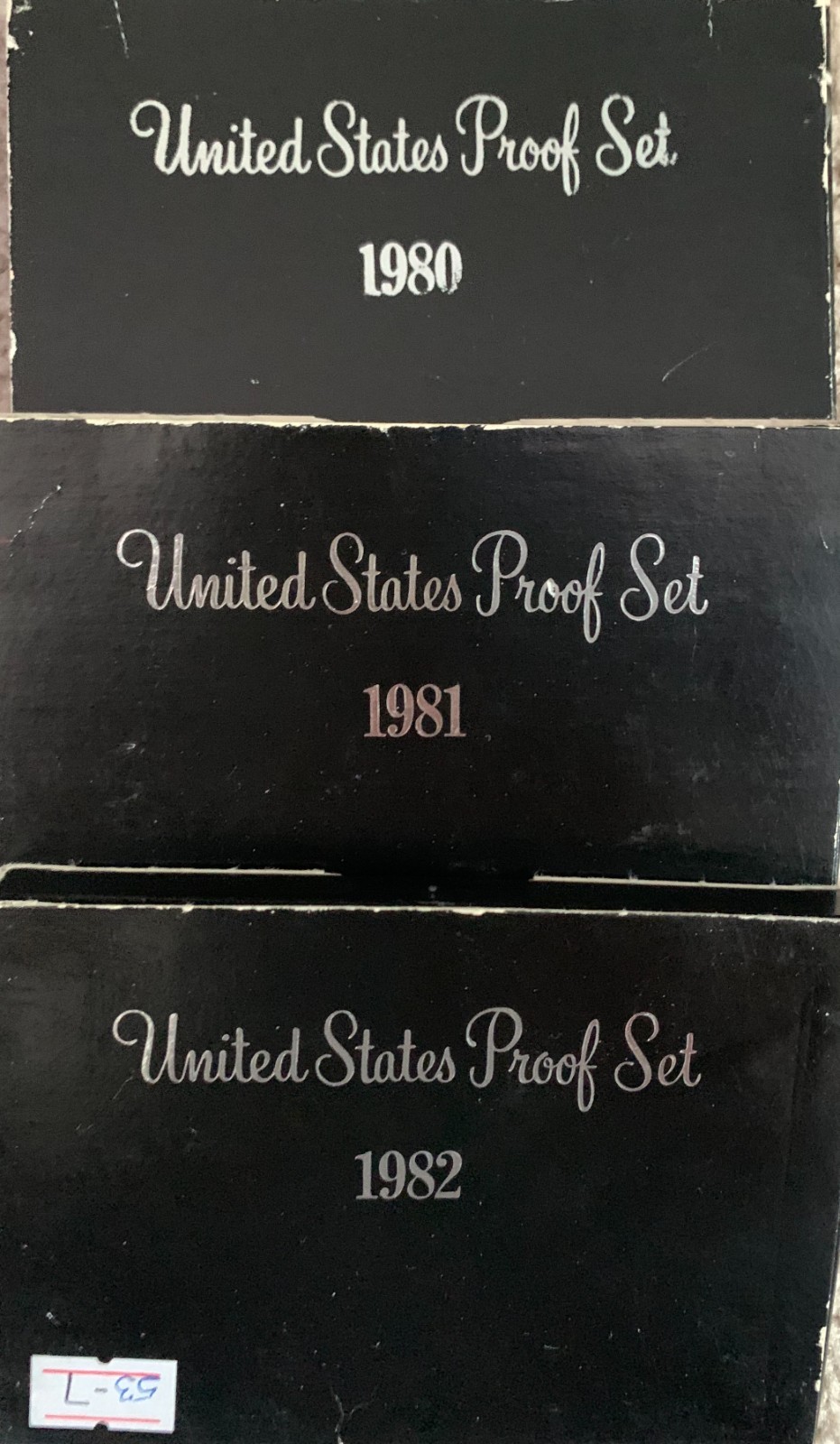 US Mint proof sets 1980-1983