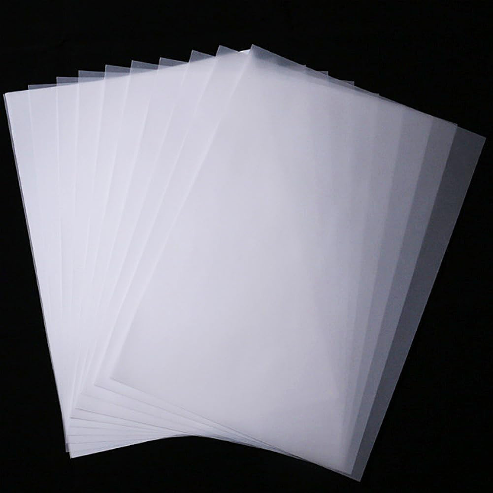 100 Sheets 9x12 Inch Tracing Paper, 57gsm Transparent Vellum Paper for Tracing,