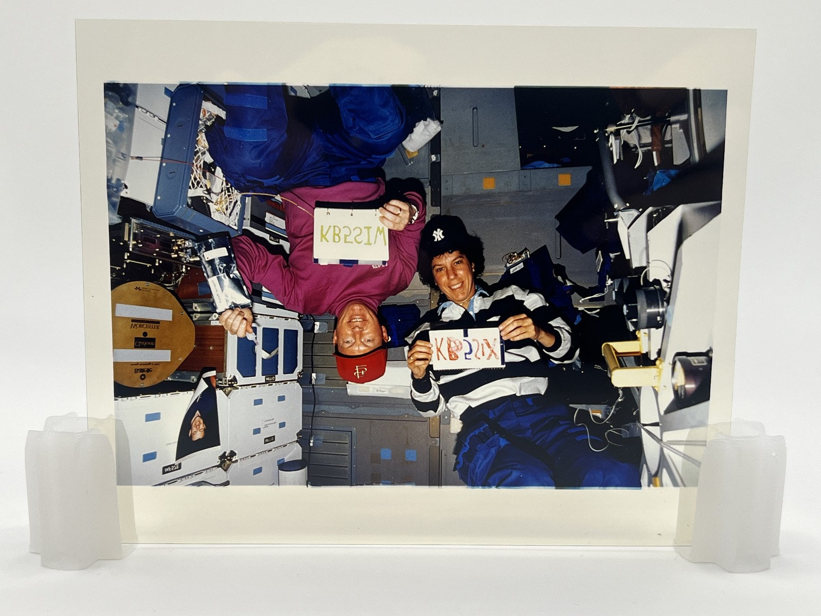 STS-50 Dunbar Trinh SAREX 1992 - Original 4x5 NASA Photo Transparency