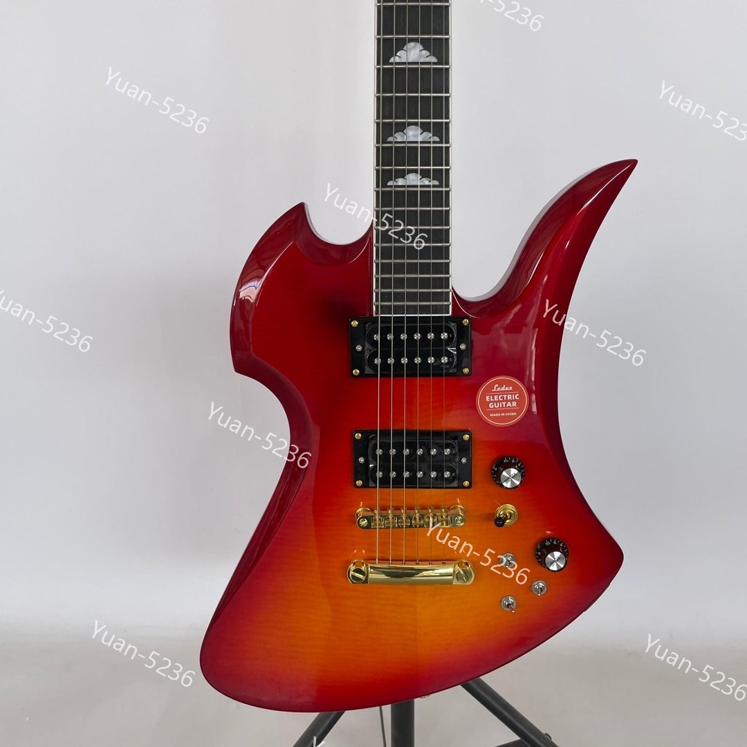 Solid Body Electric Guitar Active pickups Stainless Rounded Fret Edge Quality