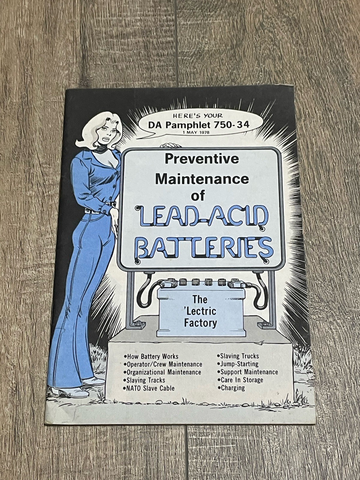 DA Pam 750-34 May 1, 1978 Preventive Maintenance of Lead Acid Batteries (STLC)