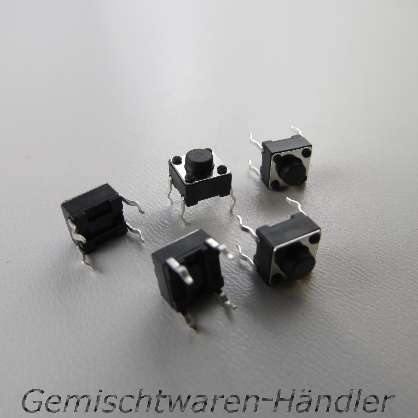 10x Micro Push Button Micro Switch OFF (ON) 6x6x5mm 0.05A-12V Push Button Mini