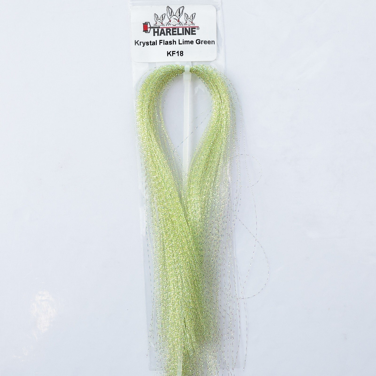 Hareline Krystal Flash - Flash Lime Green