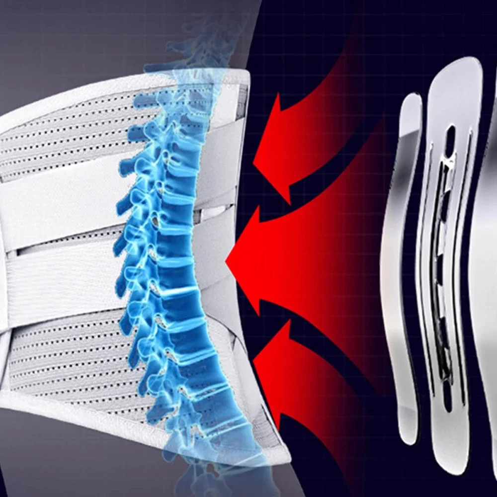Back Brace for Lower Back Pain Relief, Lumbar Support Belt with Lumbar Pad