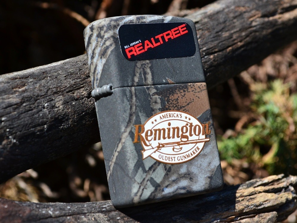 Remington Arms Zippo Lighter - Oldest Gunmaker - Realtree Hardwood Camouflage