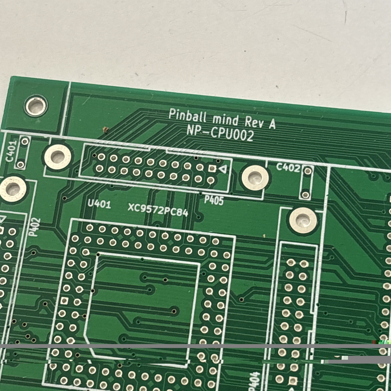 NOS Pinball Mind NIGHTMARE PARK Blank PCB 2012