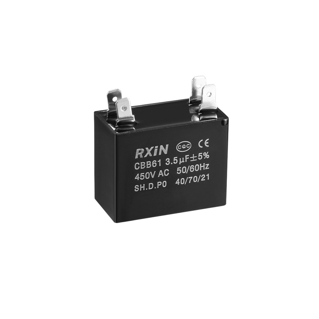450V AC 3.5uF Doule Insert Metallized Polypropylene Film Capacitors
