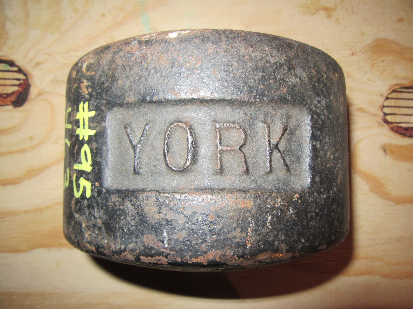 YORK Roundhead Half 95 Pound Blob Grip YORK Side 2nd Generation