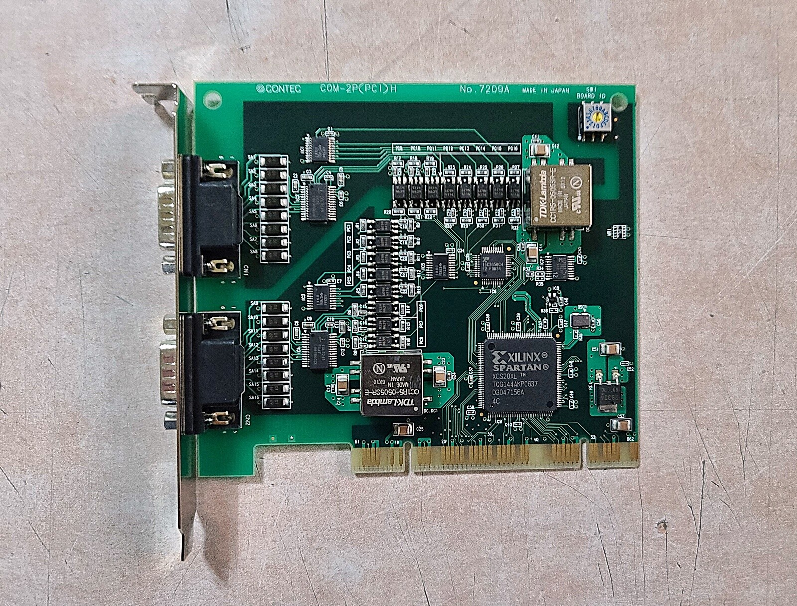 CONTEC PCB Board COM-2P(PCI)H NO.7209A