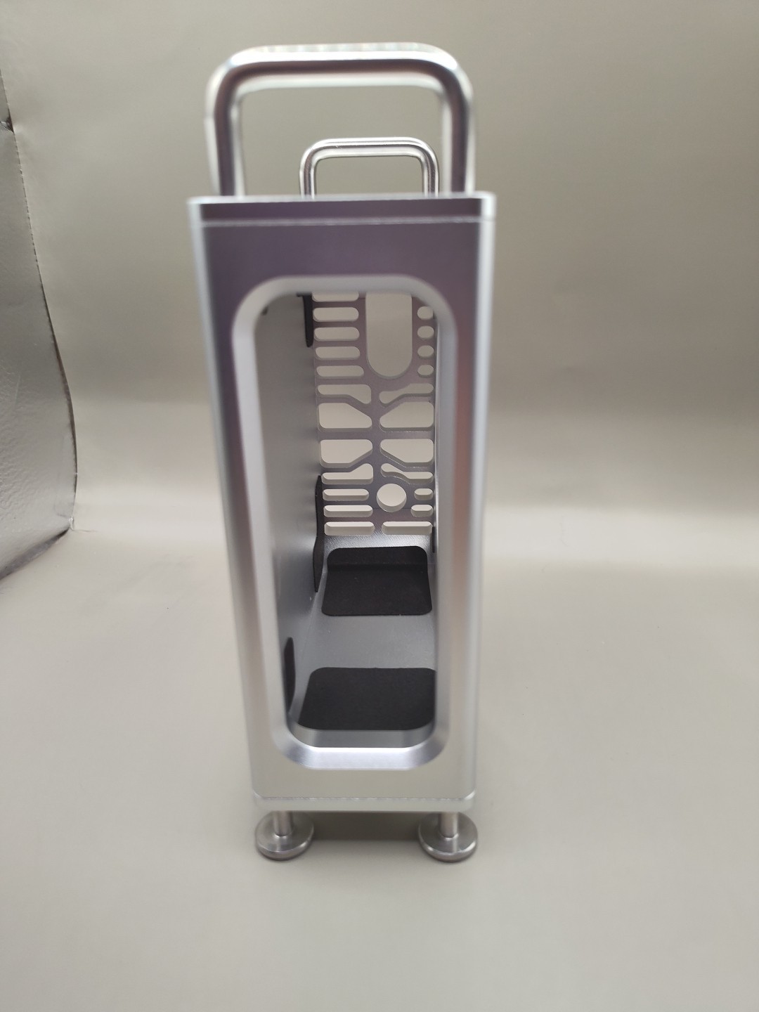 Stand for 2024 Mac Mini M4/M4 Silver, ALUMINUM-silver